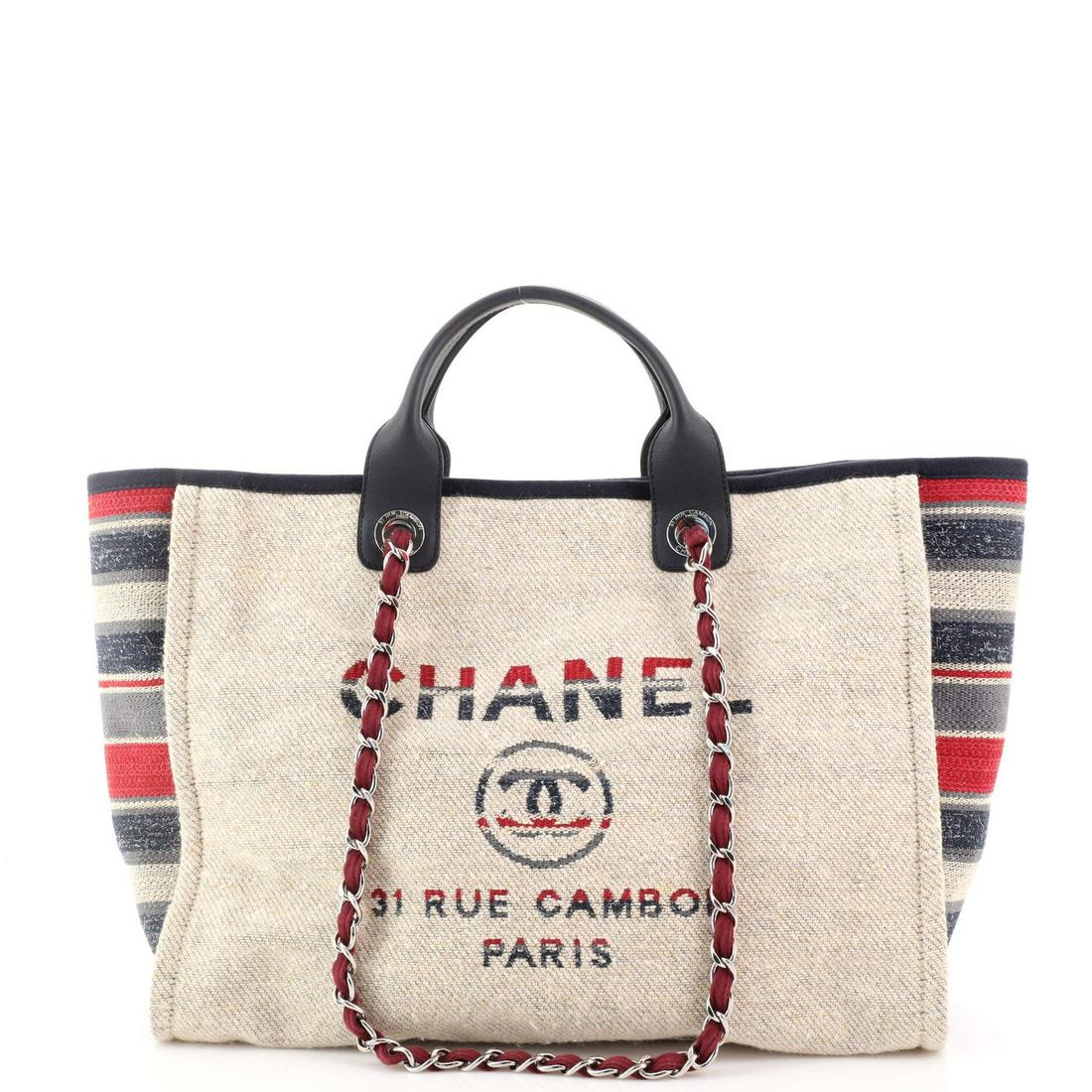 CHANEL DEAUVILLE TOTE REVIEW WIMB SIZING etc Kat L YouTube #28 CHANEL DEAUVILLE TOTE REVIEW WIMB SIZING etc Kat L YouTube